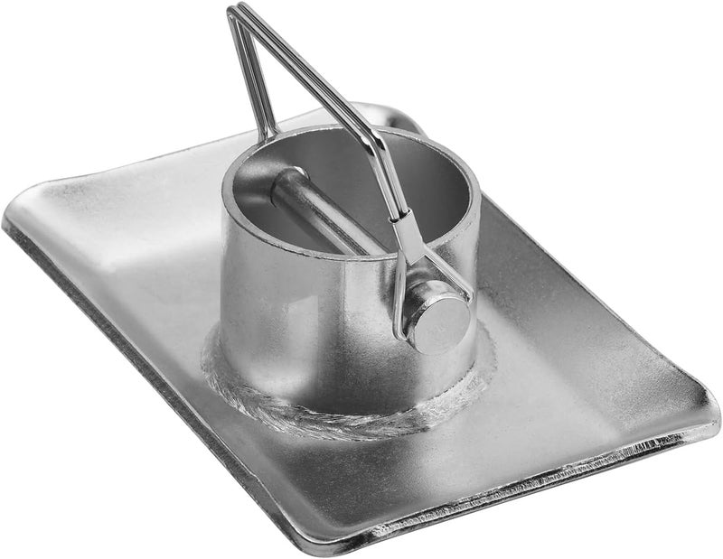 rockane Trailer Jack Foot Plate 5000lbs Capacity with Pin Base for Boat Hitch Camper,A-Frame Boat, RV - Removable Trailer Foot Plate - Image 1